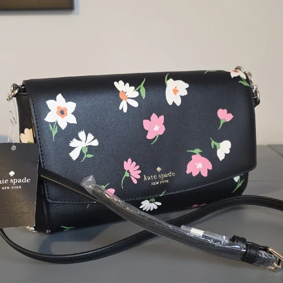 KATE SPADE NEW YORK NWT Floral Waltz Laurel Way Crossbody/Shoulder Bag - Picture 7 of 14